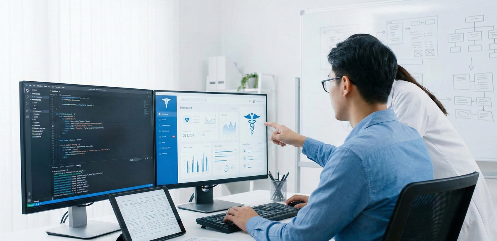 Interface Dashboard Médical